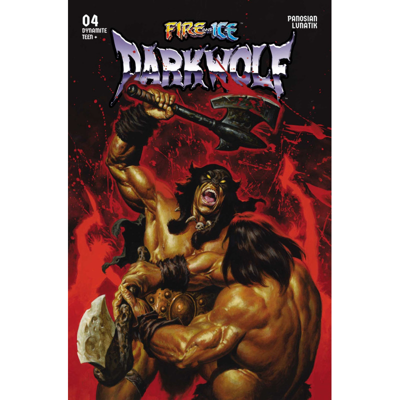 FIRE AND ICE DARKWOLF 4 CVR C JOE JUSKO VAR