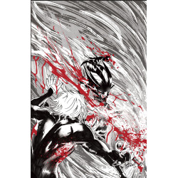 FIREBORN 5 CVR E PATRICK MULHOLLAND BLACK AND WHITE AND BLOOD VIRGIN CARDSTOCK VAR