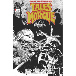 FRIGHT RAGS PRESENTS TALES FROM THE MORGUE 1 (ONE SHOT) CVR E ROY ALLAN MARTINEZ CENTURY LIMITED B&W VAR Limited to 100 copies A
