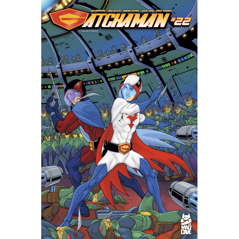 GATCHAMAN 22 CVR A CHRIS BATISTA SABRINA CINTRON