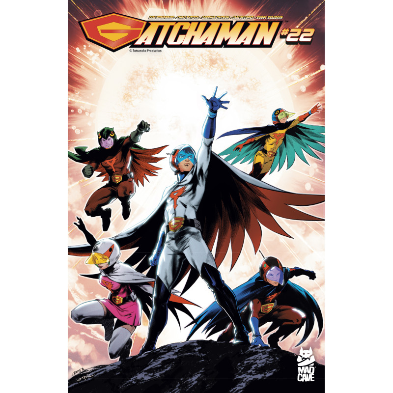 GATCHAMAN 22 CVR B MARIKA CRESTA CARLOS LOPEZ VAR