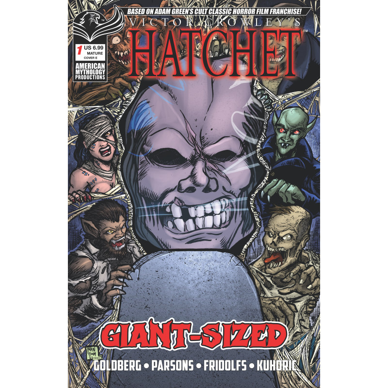 GIANT SIZED HATCHET HALLOWEEN 1 (ONE SHOT) CVR E GABRIEL MANGUM VAR