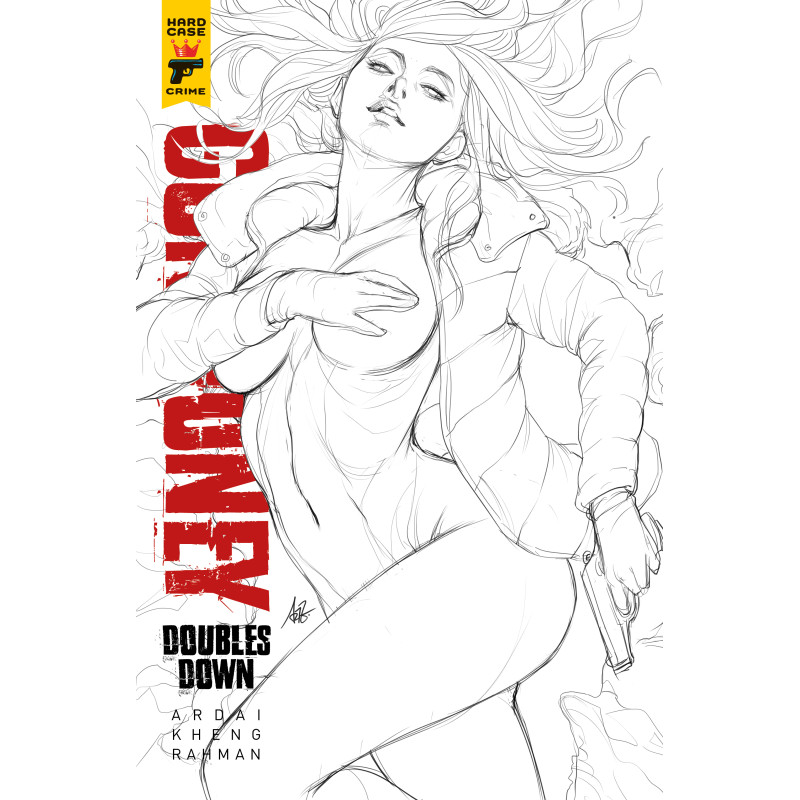 GUN HONEY DOUBLES DOWN 1 SDCC EXCLUSIVE ARTGERM CARDSTOCK INKS VAR (MR) Limited To 1700 Copies Allocations May Occur