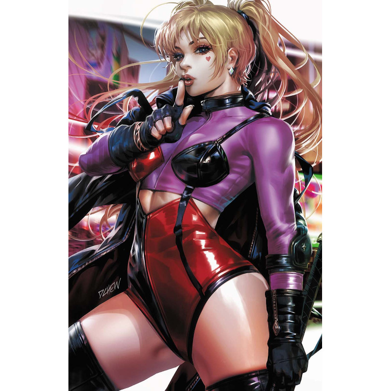HARLEY QUINN 67 CVR D DERRICK CHEW CARD STOCK VAR (BATMAN BAD SEEDS)