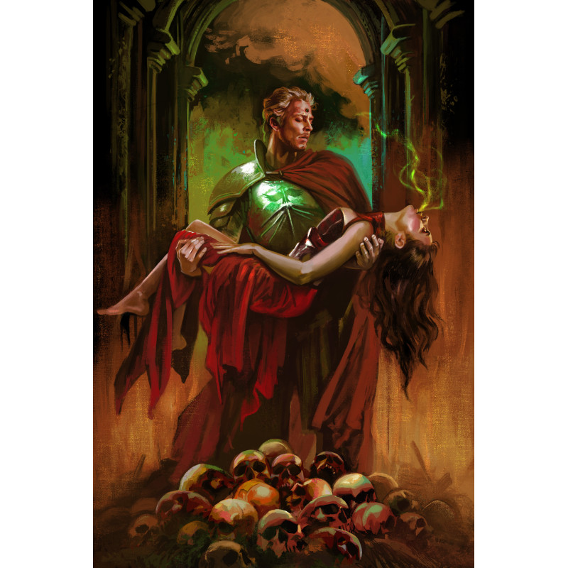 HAWKMOON THE MAD GOD 1 (OF 2) CVR E CLAUDIA CARANFA VIRGIN CARDSTOCK VAR (MR)