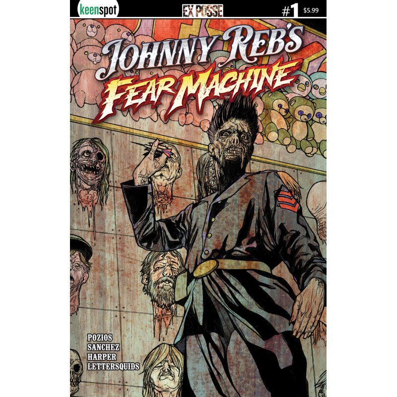 JOHNNY REBS FEAR MACHINE 1 CVR B ALEX SANCHEZ VAR