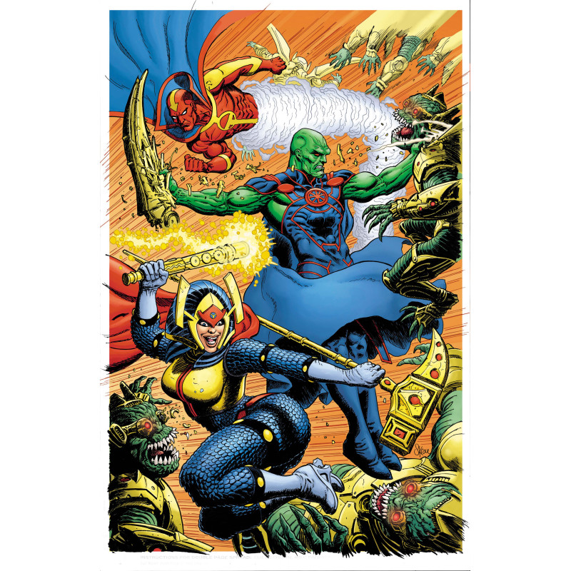 JUSTICE LEAGUE UNLIMITED 24 CVR E STEVE SKROCE CARD STOCK VAR