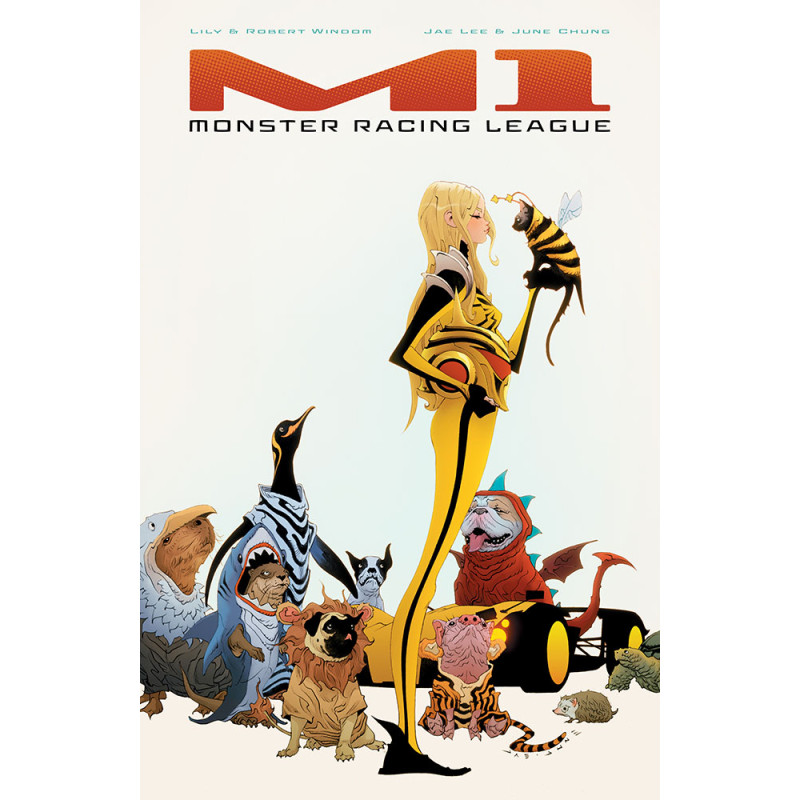 M1 MONSTER RACING LEAGUE TP VOL 01 DIRECT MARKET EXCLUSIVE JAE LEE CVR