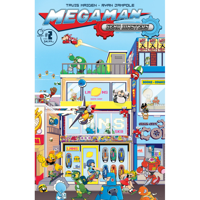 MEGA MAN GEAR MASTERS 2 (OF 5) CVR B TAVIS MAIDEN VAR