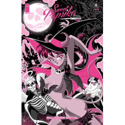 MIRKA ANDOLFOS SWEET PAPRIKA BLACK WHITE & PINK HALLOWEEN SPECIAL 1 (OF 2) CVR C MARCO ALBIERO VAR (MR)