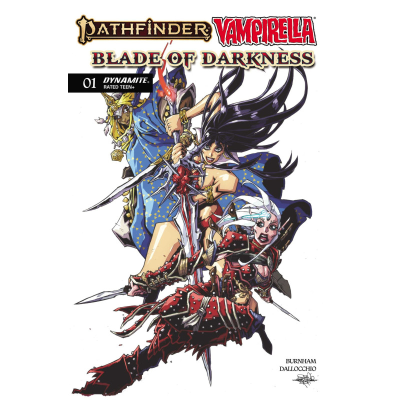 PATHFINDER VAMPIRELLA BLADE OF DARKNESS 1 CVR B ANDREW HUERTA VAR