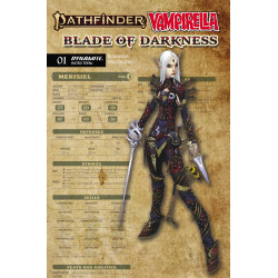 PATHFINDER VAMPIRELLA BLADE OF DARKNESS 1 CVR C WAYNE REYNOLDS CHARACTER SHEET VAR