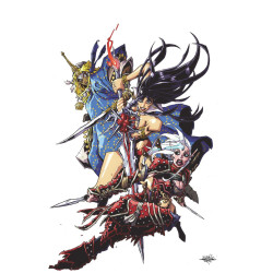 PATHFINDER VAMPIRELLA BLADE OF DARKNESS 1 CVR E ANDREW HUERTA METAL PREMIUM VAR