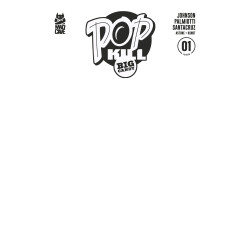 POP KILL BIG CANDY 1 (OF 4) CVR F BLANK SKETCH CARDSTOCK VAR (MR)