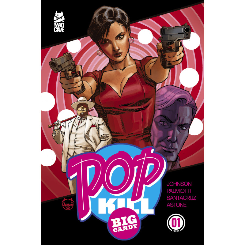 POP KILL BIG CANDY 1 (OF 4) CVR H DAVE JOHNSON METAL VAR (MR)