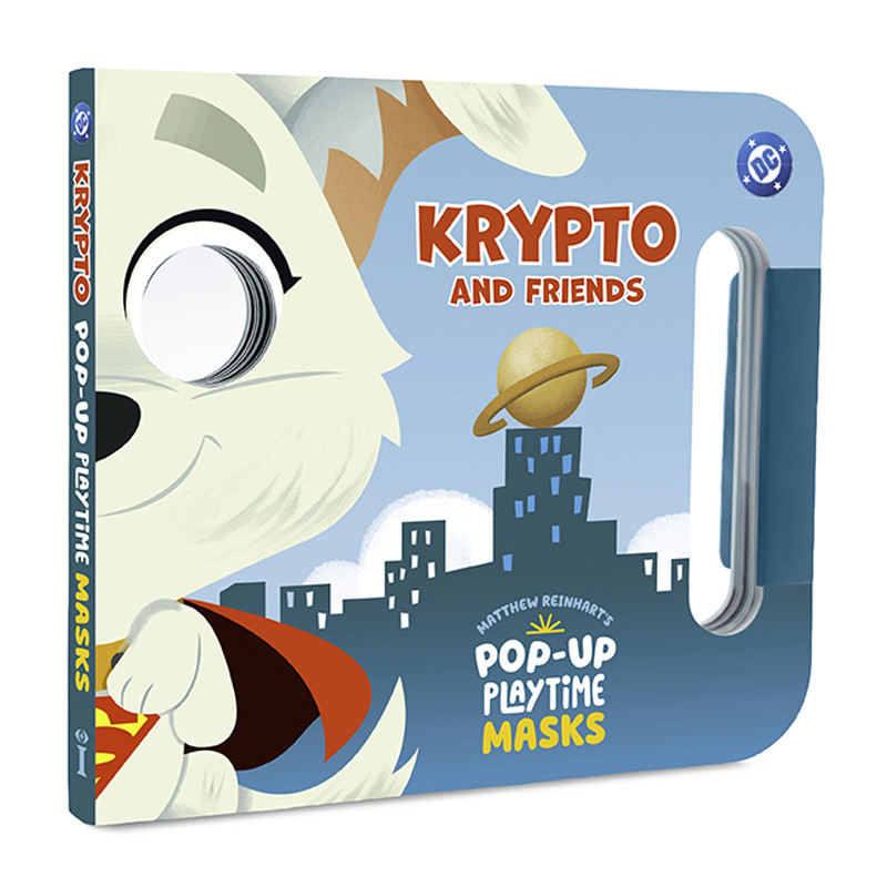 POP-UP PLAYTIME MASKS HC DC KRYPTO AND FRIENDS
