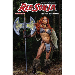 RED SONJA SHE DEVIL WITH A SWORD 6 CVR E COSPLAY VICTORIA RECCHIONE VAR
