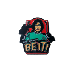 ROCKY HORROR PICTURE SHOW FRANK N FURTER ENAMEL PIN BADGE