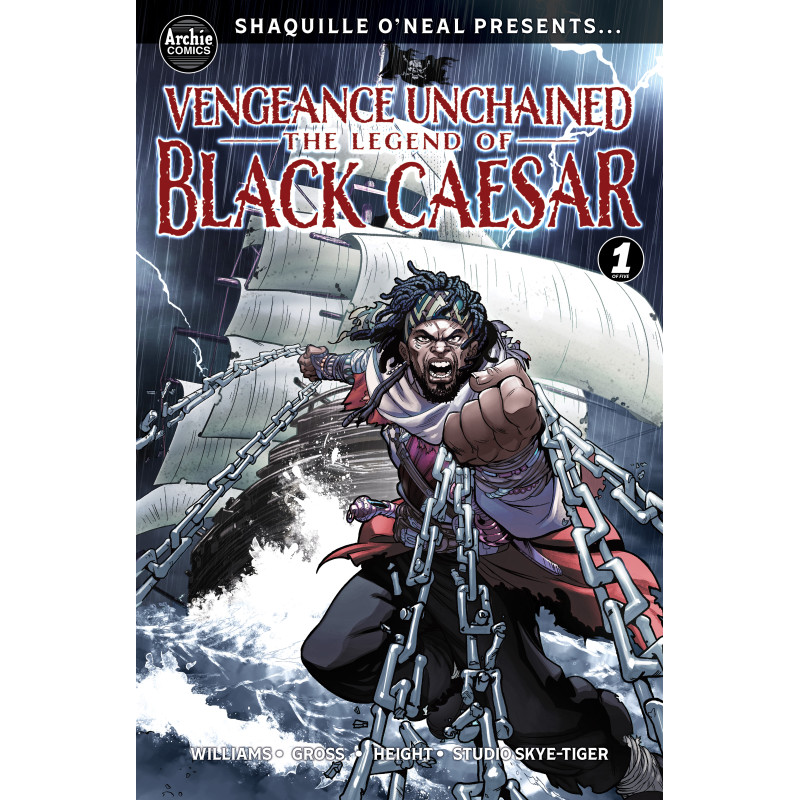 SHAQUILLE ONEAL PRESENTS VENGEANCE UNCHAINED THE LEGEND OF BLACK CAESAR 1 (OF 5) CVR A RAY ANTHONY HEIGHT