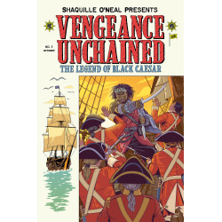 SHAQUILLE ONEAL PRESENTS VENGEANCE UNCHAINED THE LEGEND OF BLACK CAESAR 1 (OF 5) CVR E MATT TALBOT EC PIRACY HOMAGE FOIL VAR
