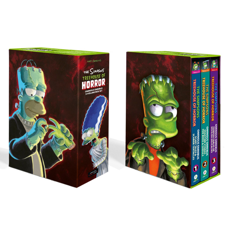 SIMPSONS TREEHOUSE OF HORROR OMINOUS OMNIBUS HC (3 VOLUME BOX SET)