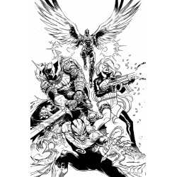 SPAWN SCORCHED 56 CVR B YILDIRAY CINAR B&W VIRGIN VAR