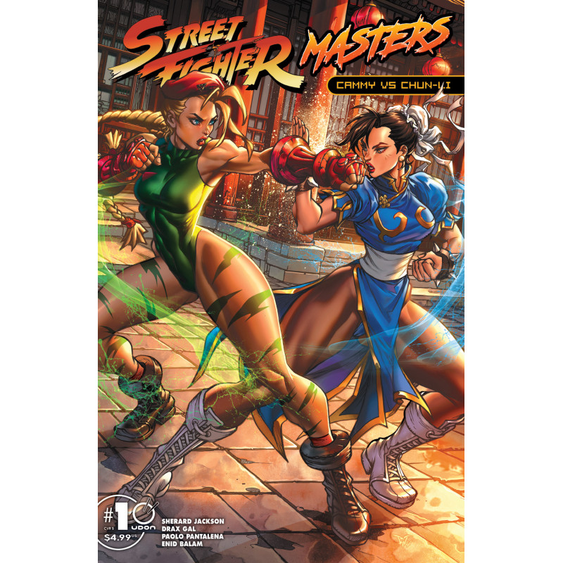 STREET FIGHTER MASTERS CAMMY VS CHUN LI 1 (ONE SHOT) CVR B PAOLO PANTALENA VAR