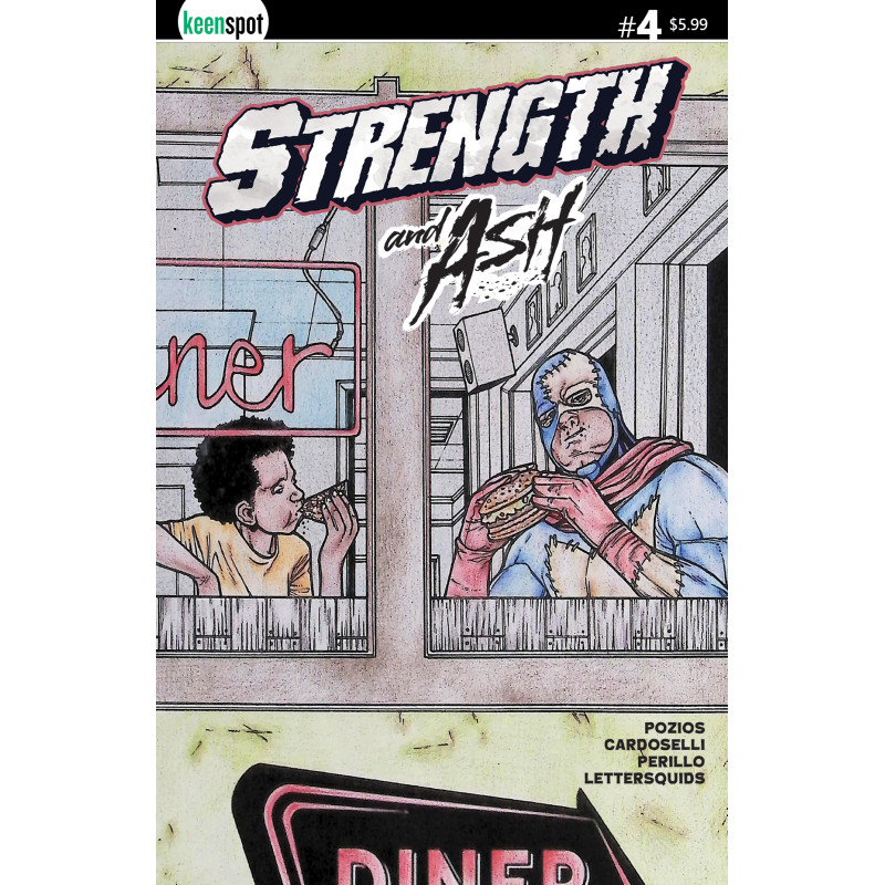 STRENGTH & ASH 4 CVR C ALEX SANCHEZ FRANCESCA PERILLO DINER VAR