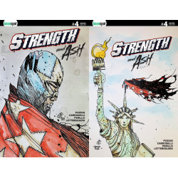 STRENGTH & ASH 4 CVR D STEFANO CARDOSELLI FRANCESCA PERILLO HOLOFOIL FLIP COVER VAR