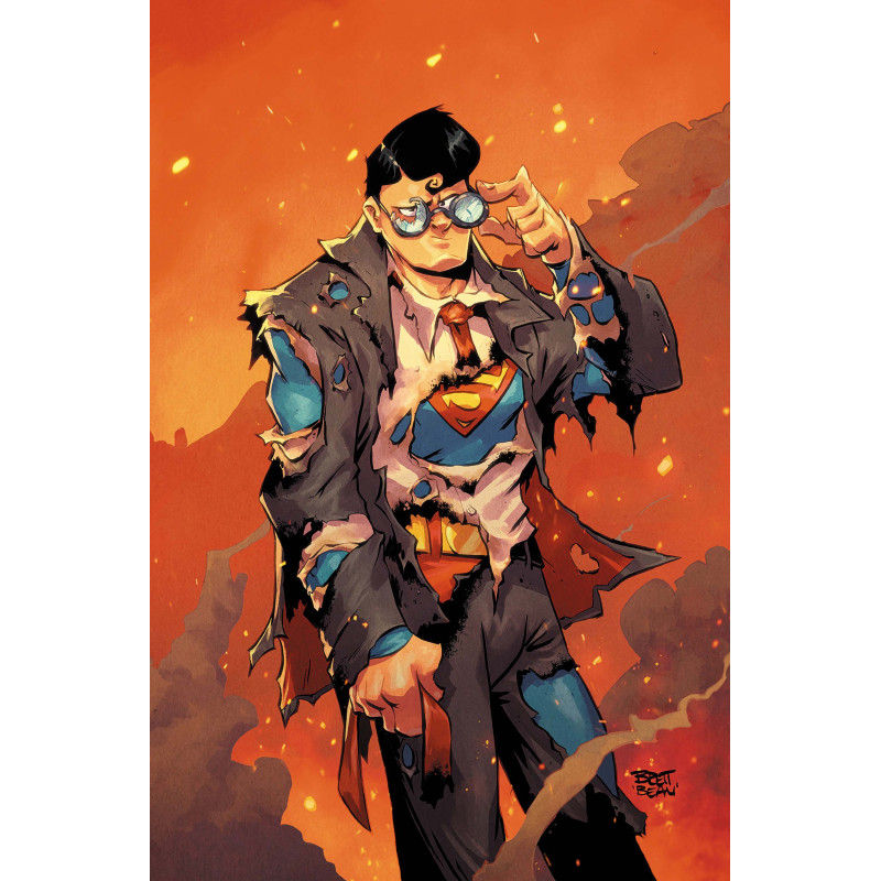 SUPERMAN 43 CVR B BRETT BEAN CARD STOCK VAR