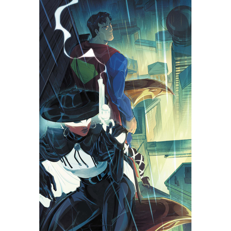 SUPERMAN 43 CVR C BAILIE ROSENLUND CARD STOCK VAR