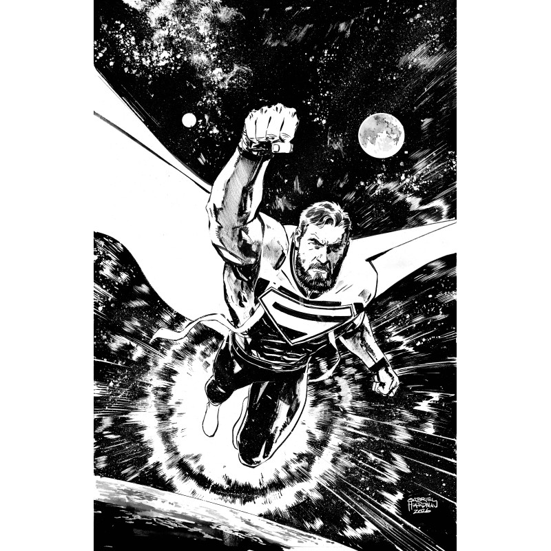 SUPERMAN FATHER OF TOMORROW 6 (OF 6) CVR B GABRIEL HARDMAN CARD STOCK VAR