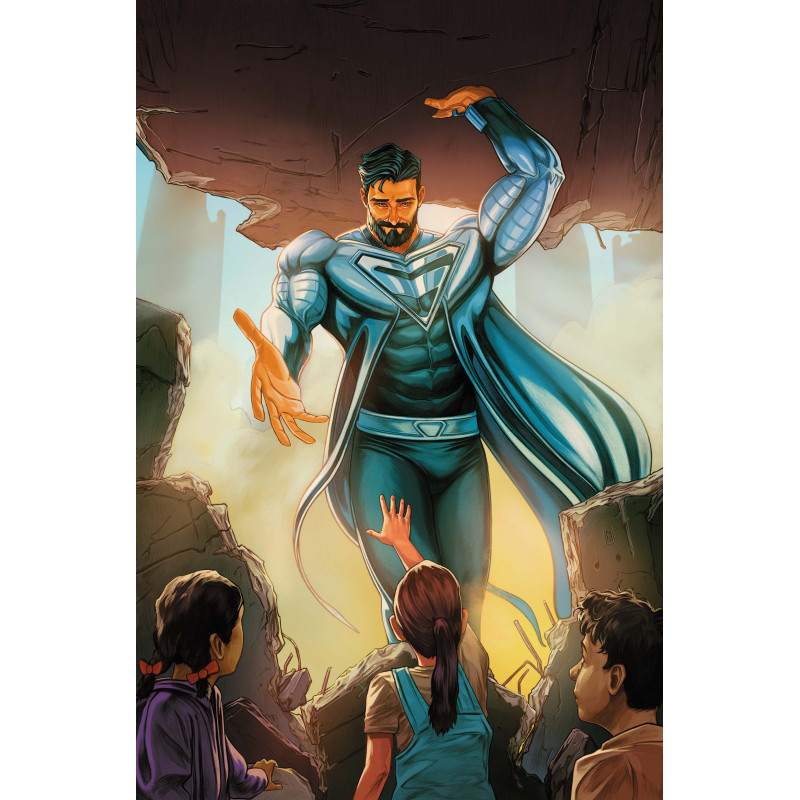 SUPERMAN FATHER OF TOMORROW 6 (OF 6) CVR C NIMIT MALAVIA CARD STOCK VAR