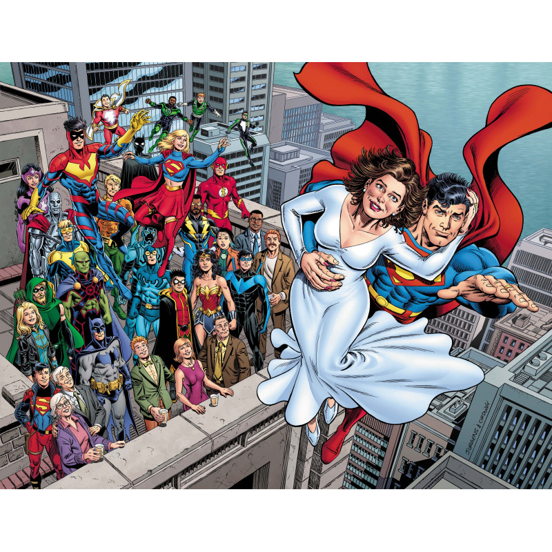 SUPERMAN THE WEDDING ALBUM 30TH ANNIVERSARY SPECIAL 1 (ONE SHOT) CVR A DAN JURGENS & JERRY ORDWAY WRAPAROUND