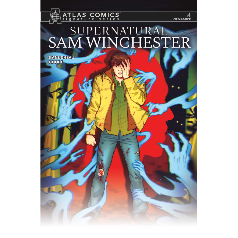 SUPERNATURAL SAM WINCHESTER 1 CVR G PAULINA GANUCHEAU ATLAS EDITION SIGNED BY PAULINA GANUCHEAU VAR