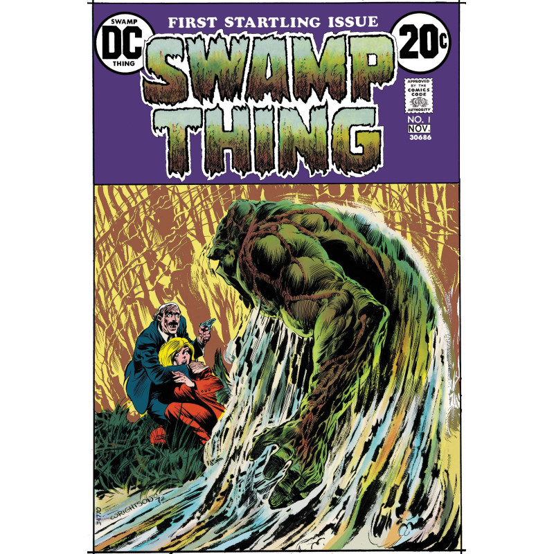 SWAMP THING 1 FACSIMILE EDITION CVR A BERNIE WRIGHTSON