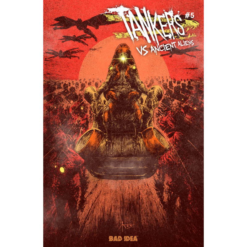 TANKERS VS ANCIENT ALIENS 5 (OF 5) CVR B CALEB ADY VAR