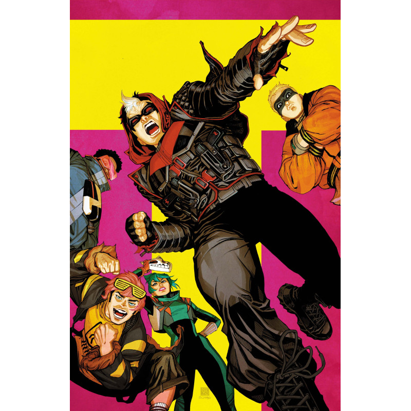 TEEN TITANS 2 CVR C BERNARD CHANG CARD STOCK VAR