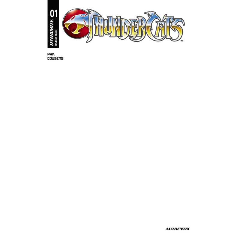 THUNDERCATS (2026) 1 CVR F BLANK AUTHENTIX VAR