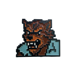 TITAN MERCH ORIGINAL GAMING 8 BIT WEREWOLF ENAMEL PIN BADGE