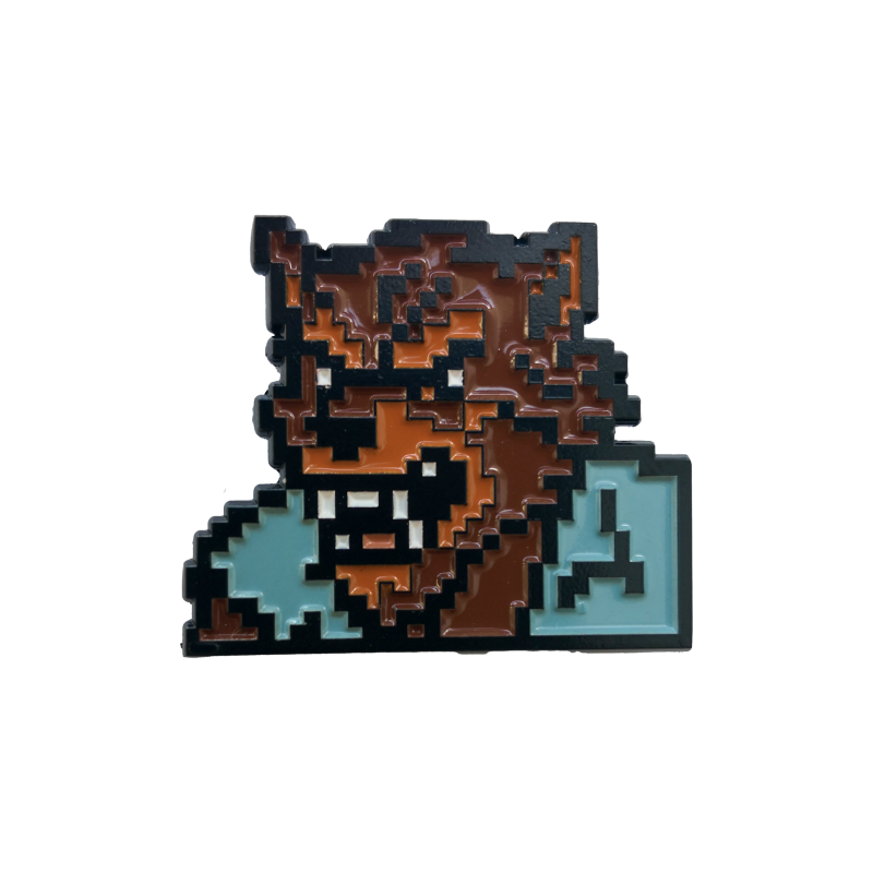 TITAN MERCH ORIGINAL GAMING 8 BIT WEREWOLF ENAMEL PIN BADGE