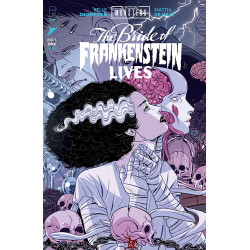 UNIVERSAL MONSTERS BRIDE OF FRANKENSTEIN LIVES 1 (OF 4) CVR D LUANA VECCHIO CONNECTING VAR
