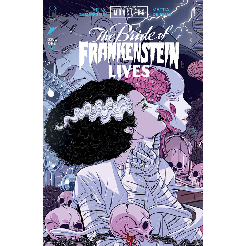 UNIVERSAL MONSTERS BRIDE OF FRANKENSTEIN LIVES 1 (OF 4) CVR D LUANA VECCHIO CONNECTING VAR