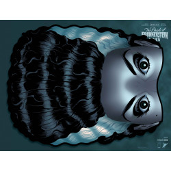 UNIVERSAL MONSTERS BRIDE OF FRANKENSTEIN LIVES 1 (OF 4) CVR K RYAN SOOK DIE CUT FOIL HAIRIANT VAR
