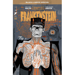UNIVERSAL MONSTERS FRANKENSTEIN B&W SPECIAL 1 (OF 2) CVR A MICHAEL WALSH