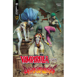 VAMPIRELLA VS DARKSTALKERS SPECIAL 1 (ONE SHOT) CVR D BJORN BARENDS VAR
