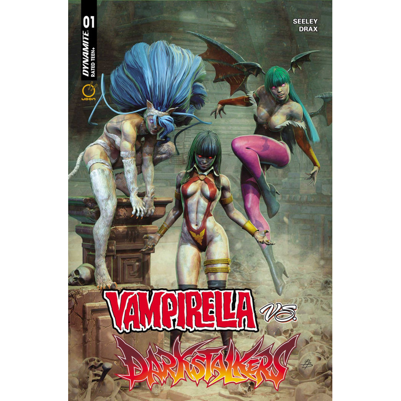 VAMPIRELLA VS DARKSTALKERS SPECIAL 1 (ONE SHOT) CVR D BJORN BARENDS VAR