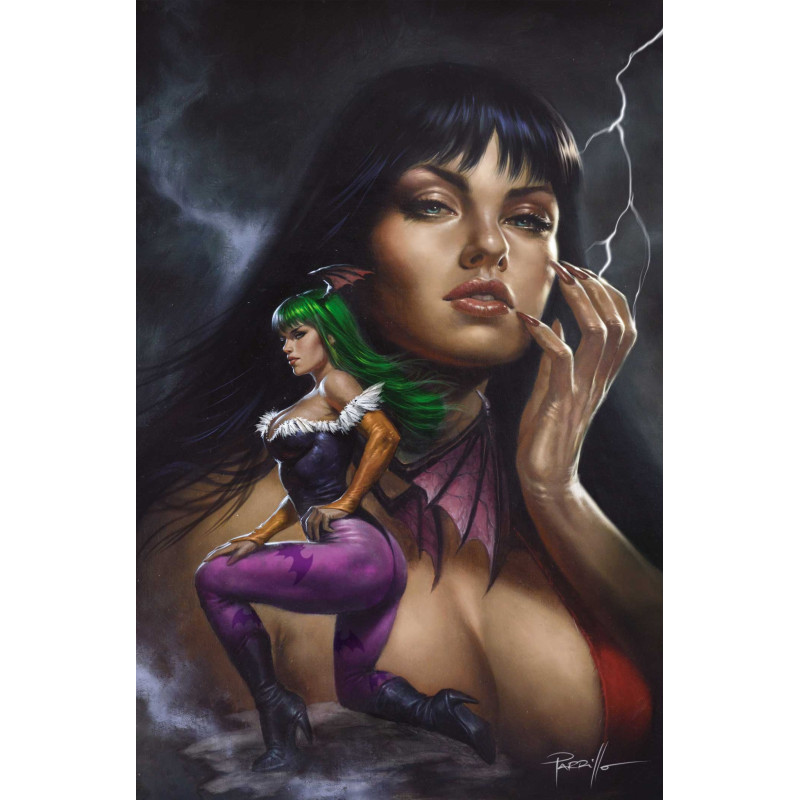 VAMPIRELLA VS DARKSTALKERS SPECIAL 1 (ONE SHOT) CVR H LUCIO PARRILLO LTD VIRGIN VAR