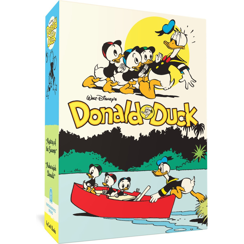 WALT DISNEYS DONALD DUCK GIFT BOX SET MYSTERY OF THE SWAMP & MAHARAJAH DONALD VOLS 03 & 04 HC