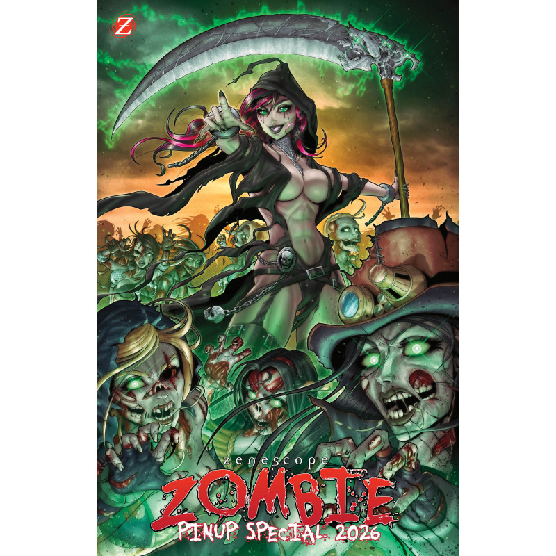 ZENESCOPE ZOMBIE PINUP SPECIAL 2026 (ONE-SHOT) CVR B CARDIGRADE VAR Allocations May Occur